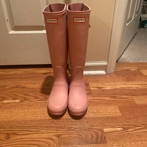 Pink Hunter Boots